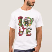 Santa Hat Christmas Tree Tシャツ (正面)
