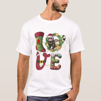 Santa Hat Christmas Tree Tシャツ