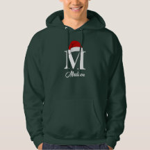Santa Hat Custom Monogram Family Christmas