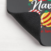 Santa Hat Family Christmas Matching Funny Feliz Na マウスパッド (コーナー)