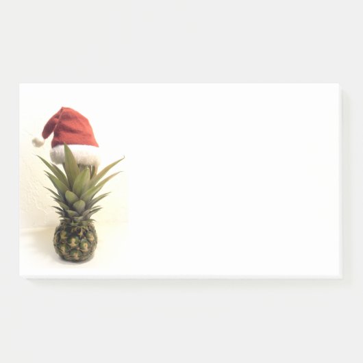 Santa Hat Pineapple Jumbo Post-Itノート ポストイット (正面)