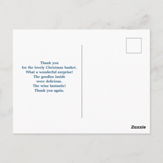 Santa Hat Punでクリスマスプレゼントをプレゼント ポストカード (裏面)