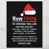 Santa Hat, Season 広告 Recruitment's チラシ (正面)