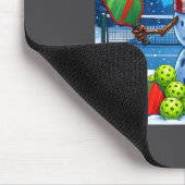 Santa Hat Snowman Xmas Funny Ckleball Christmas  マウスパッド (コーナー)
