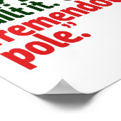 Santa Hat Trump Make Christmas Great Again Funny U ポスター (角)