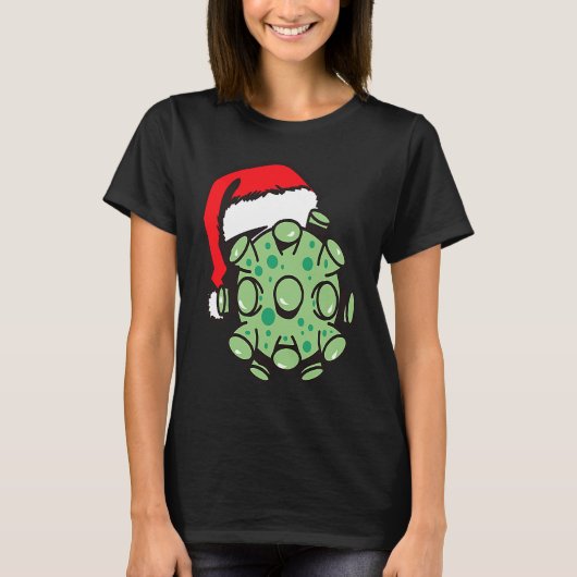 Santa Hat Virus Tシャツ (正面)