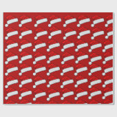 Santa Hat Wrapping Paper | Festive Christmas Gift  ラッピングペーパー (フラット)