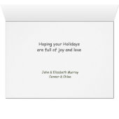 Santa Hat Yellow Labrador Retriever Christmas (内部横(下))