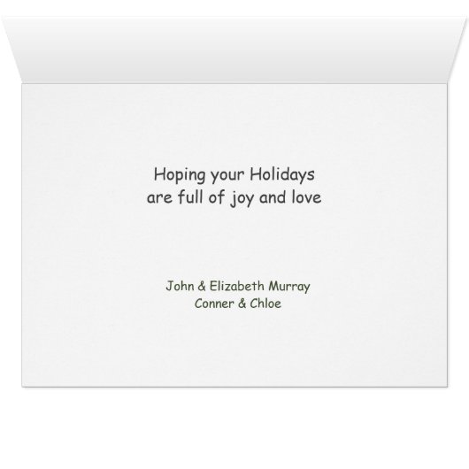 Santa Hat Yellow Labrador Retriever Christmas (内部横(下))