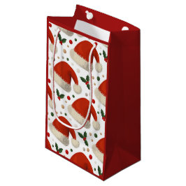 Santa Hats スモールペーパーバッグ