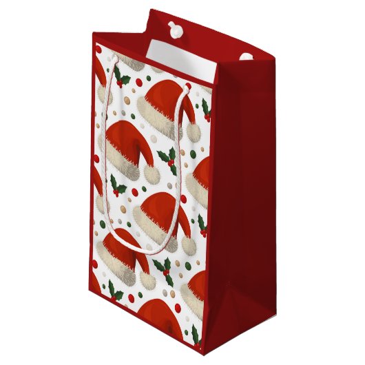Santa Hats スモールペーパーバッグ (正面アングル)