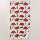 Santa Hats ビーチタオル (正面)