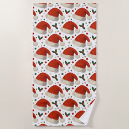 Santa Hats ビーチタオル