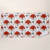 Santa Hats ビーチタオル (正面)