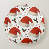Santa Hats ラウンドクッション (正面)
