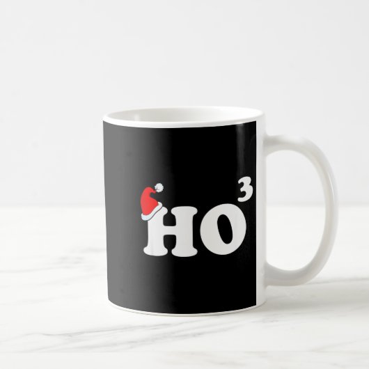 Santa Ho3 Ho Cubed Gift Women Men Teacher Funny Ch コーヒーマグカップ (右)