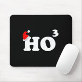 Santa Ho3 Ho Cubed Gift Women Men Teacher Funny Ch マウスパッド (マウス)