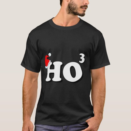 Santa Ho3 Ho Cubed Gift Women Men Teacher Funny Ch Tシャツ (正面)