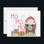 Santa Ho Ho Tシャツ&ギフト シーズンカード<br><div class="desc">サンタホホホホーTシャツ、マグカップ、マグネット、トートバッグ、シール、キーホルダーなど、サンタ・クロース、雪片、明るいクリスマスギフトの数々、赤い文字「ホホホホホ読!」をフィーチャーしたホリデーアパレルやギフト。</div>