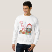 Santa Ho Ho Tシャツ&ギフト スウェットシャツ (正面フル)