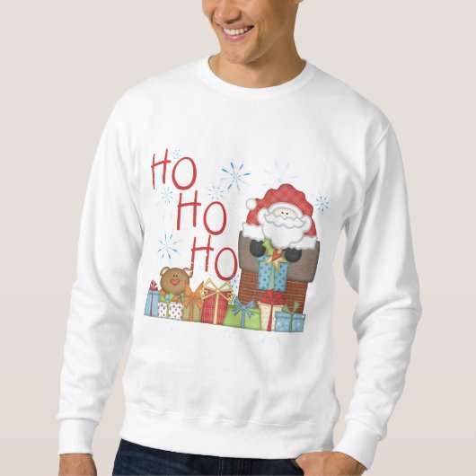 Santa Ho Ho Tシャツ&ギフト スウェットシャツ (正面)
