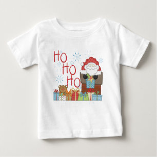 Santa Ho Ho Tシャツ&ギフト ベビーTシャツ