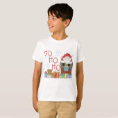 Santa Ho Ho Tシャツ&ギフト Tシャツ (正面フル)