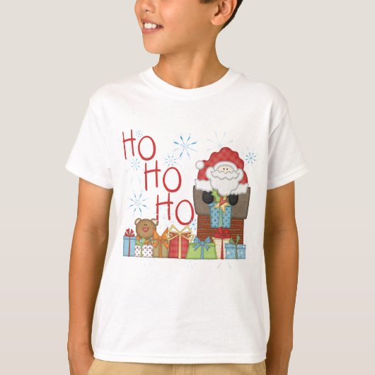Santa Ho Ho Tシャツ&ギフト Tシャツ (正面)