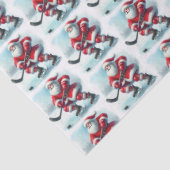 Santa Hockey Player Christmas Tissue Paper 薄葉紙 (詳細)