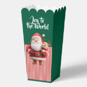 Santa Holding Reindeer Toy フェイバーボックス (裏面)