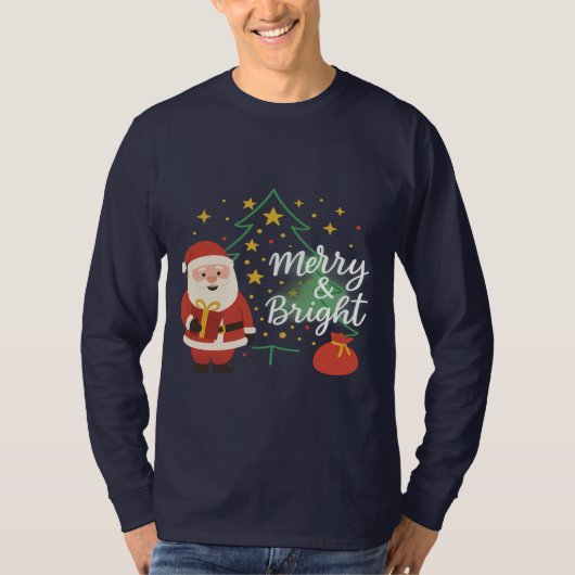 Santa Holiday Gift T-Shirt for Husband – Christmas Tシャツ (正面)