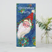 SANTA,HOLLYBERRY CROWNクリスマスパーティープログラム 招待状 (スタンド正面)