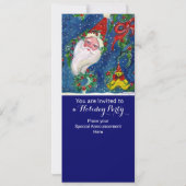 SANTA,HOLLYBERRY CROWNクリスマスパーティープログラム 招待状 (裏面)