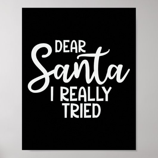 Santa I親愛がXを本当におもしろい試した ポスター (正面)