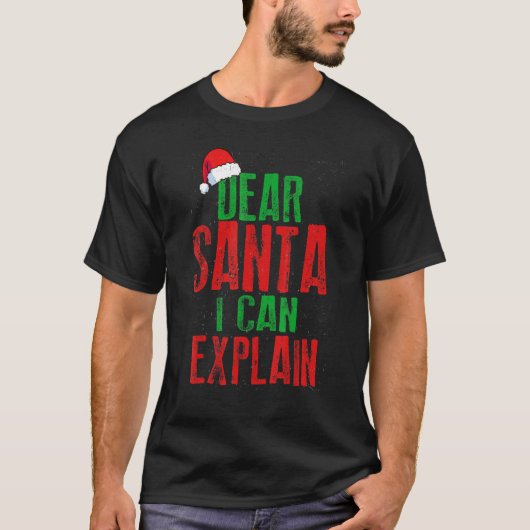 Santa I親愛はクリスマスのマッチングを説明いけなできる9 Tシャツ (正面)