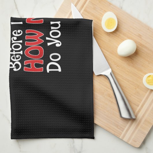 Santa I親愛はクリスマスの引用文を説明おもしろいできる キッチンタオル (四つ折り)