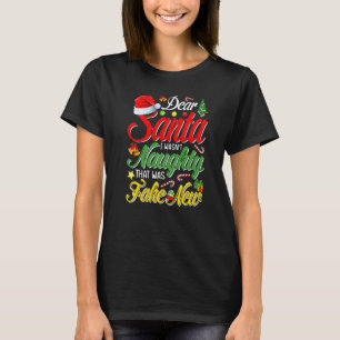 Santa I親愛は偽のニュースいけなChrではなかった Tシャツ