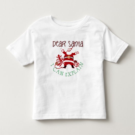 Santa I親愛 Explain Toddlers Tee トドラーTシャツ (正面)