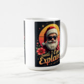 Santa I Can Explain Christmas コーヒーマグカップ (正面右)
