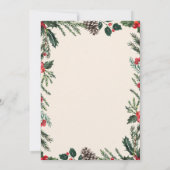 Santa in Car Christmas Party Invitation  招待状 (裏面)