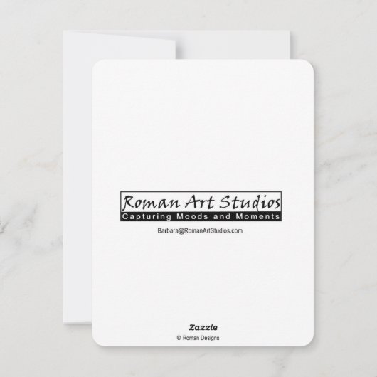 Santa in for a Swim  シーズンカード (裏面)