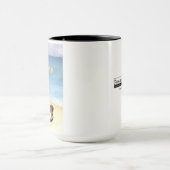 Santa in for a Swim -  マグカップ (中央)