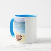 Santa in for a Swim -  マグカップ (正面左)