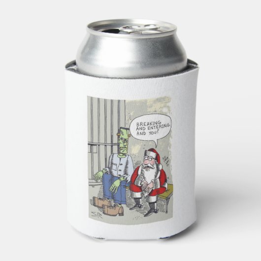Santa In Jail can cooler 缶クーラー (缶正面)