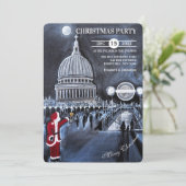 Santa in London Christmas Party 招待状 (スタンド正面)