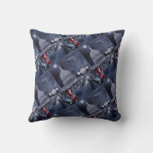 Santa in London Painting by Alfred Fox クッション (裏面)