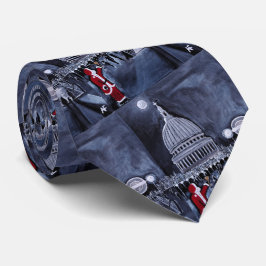 Santa in London Painting by Alfred Fox ネクタイ