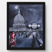 Santa in London Painting by Alfred Fox フォトプラーク (正面)