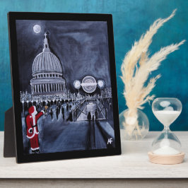 Santa in London Painting by Alfred Fox フォトプラーク
