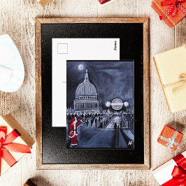 Santa in London Painting by Alfred Fox ポストカード